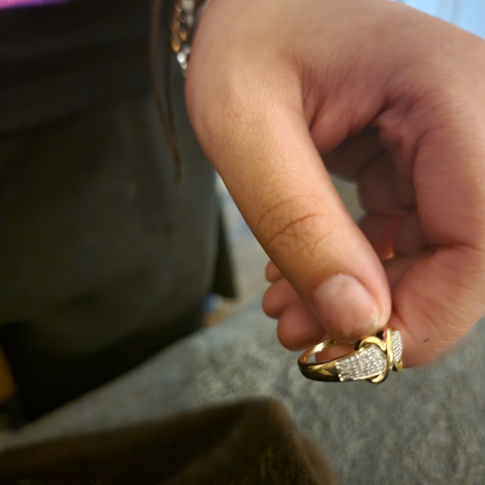 Gold D Ring - image 3